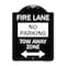 Signmission Fire Lane Tow-Away Zone W/ Bidirectional Arrow Heavy-Gauge Aluminum Sign, 24" x 18", BW-1824-23979 A-DES-BW-1824-23979 - alternate 1